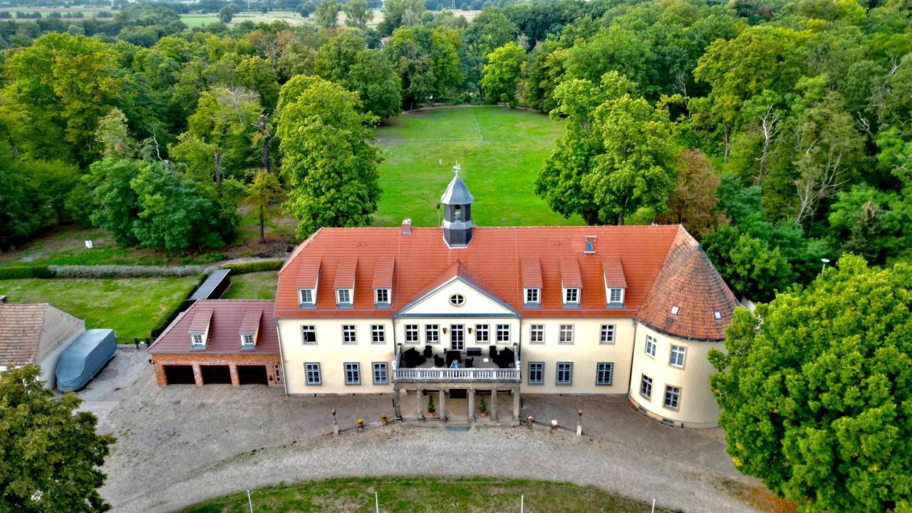 Hotel Garni Schloss Grochwitz Herzberg  Esterno foto